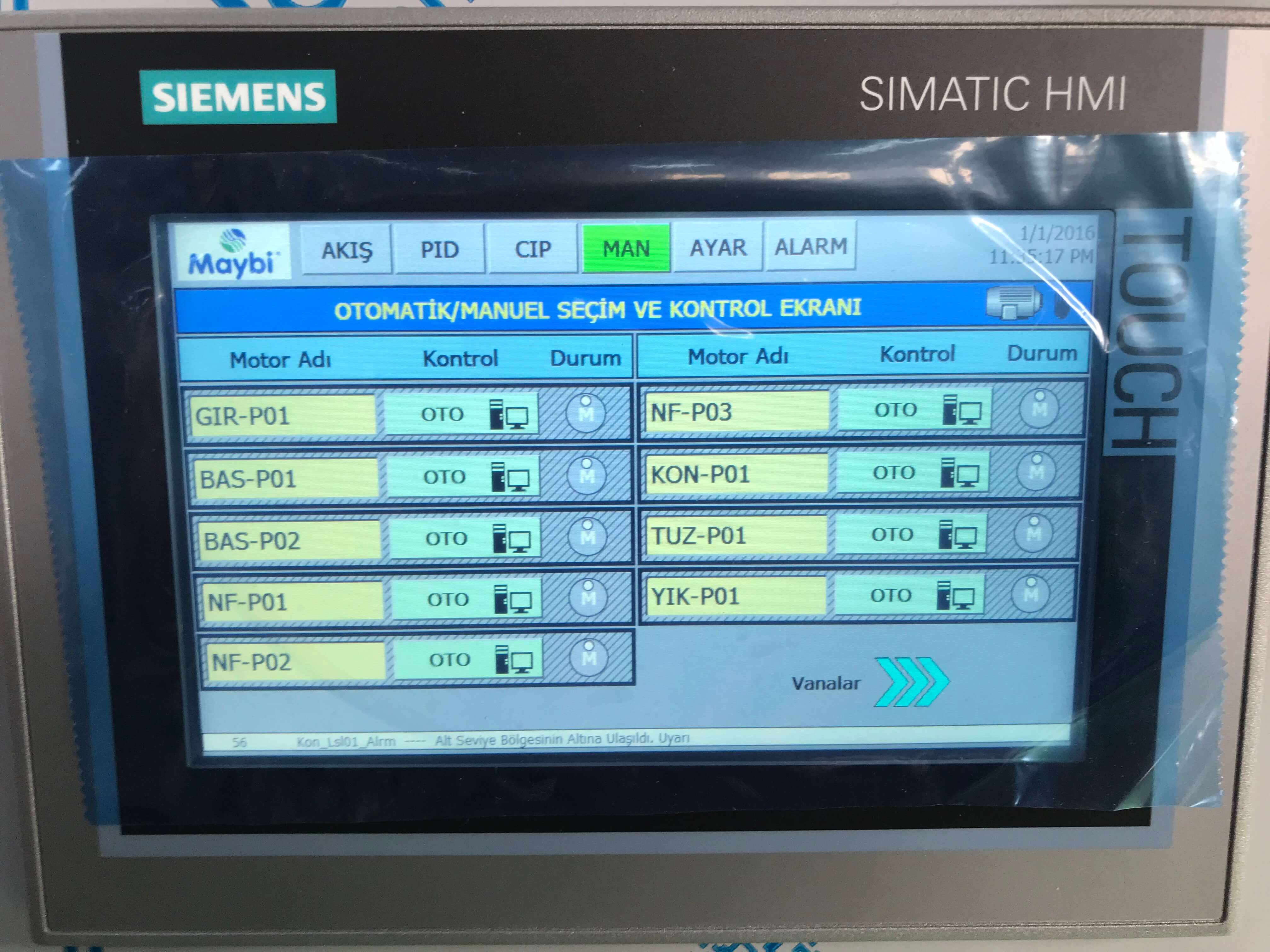 Programmable Logic Controller (PLC) Panel