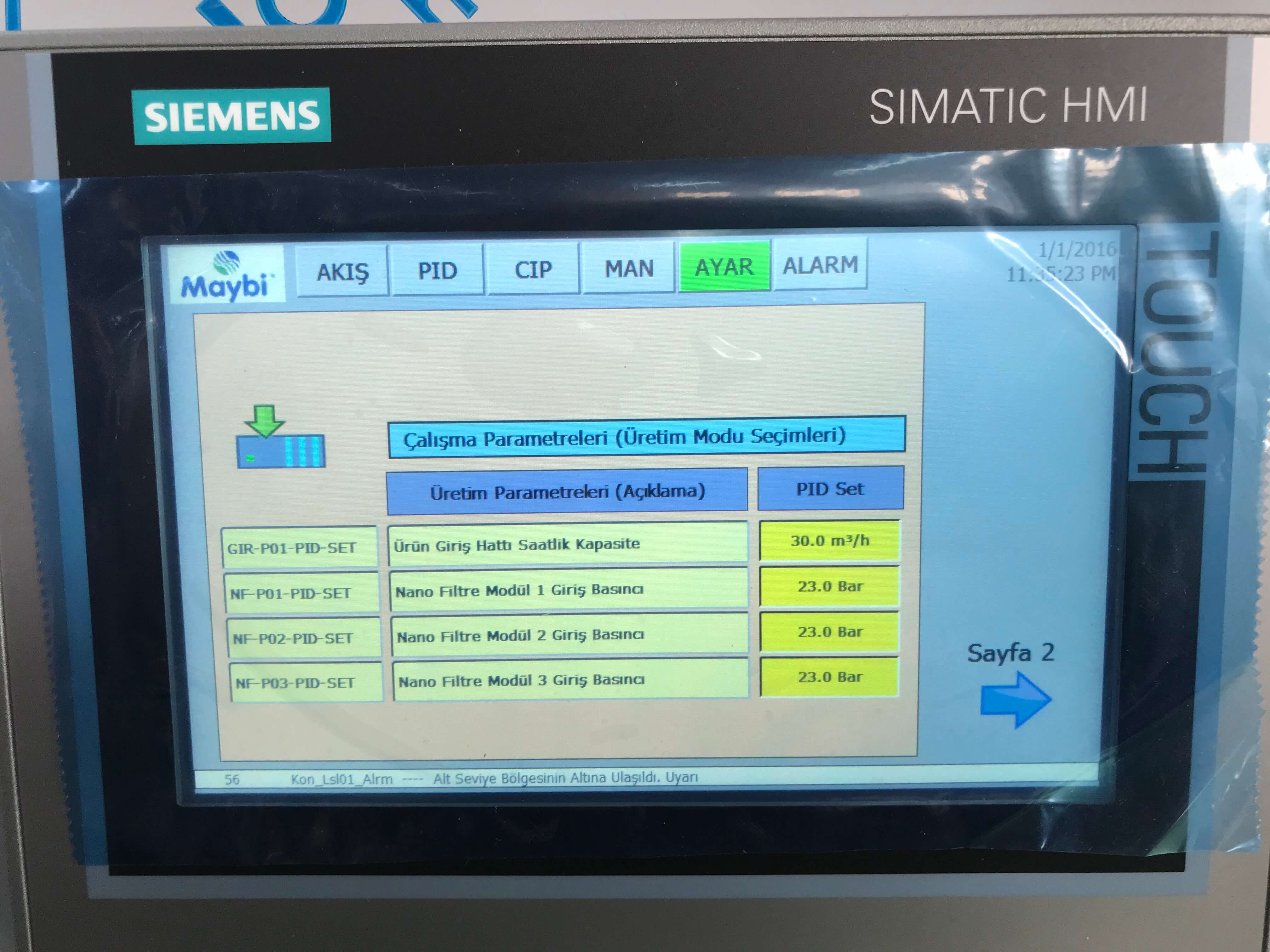 Programmable Logic Controller (PLC) Panel